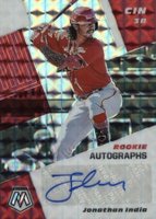 2021 Panini Mosaic Rookie Autographs Mosaic #RAMJOI Jonathan India Baseball Card