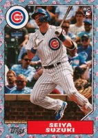 2022 Topps Japan Edition 1987 Topps Cherry Tree Variation #18 Seiya Suzuki Baseball Card