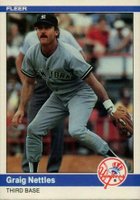 1984 Fleer #135 Graig Nettles Baseball Card