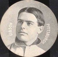 1912 Colgan's Chips Tin Tops # George Gibson Baseball Card