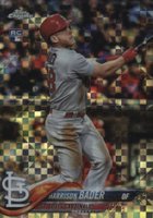 2018 Topps Chrome #40 Harrison Bader X-Fractor Baseball Card