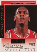 1998 Upper Deck MJ Career Collection #13 Michael Jordan Pictures of Excellence Basketball Card