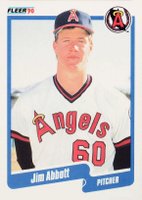 1990 Fleer #125 Jim Abbott Baseball Card