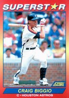 1992 Score Superstar #52 Craig Biggio Baseball Card