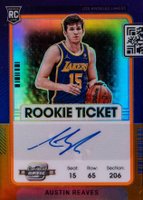2021 Panini Contenders Optic #120 Austin Reaves Variation-Autograph-Orange Basketball Card