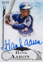2015 Topps Five Star Autographs #FSAHA Hank Aaron Gold Baseball Card
