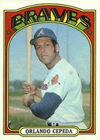 1972 Topps #195 Orlando Cepeda Baseball Card