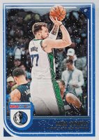 2022 Panini NBA Hoops #119 Luka Doncic Winter Basketball Card
