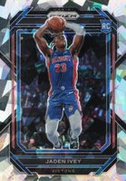 2022 Panini Prizm #256 Jaden Ivey Ice Basketball Card