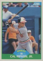 1989 Score #15 Cal Ripken Jr. Baseball Card