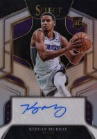 2022 Panini Select Rookie Signatures #RSKGM Keegan Murray Basketball Card