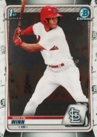 2020 Bowman Draft #BD59 Masyn Winn Chrome Baseball Card