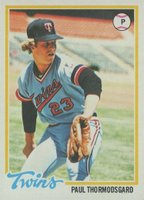 1978 Topps #162 Paul Thormodsgard Baseball Card