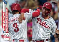 2020 Topps #446 Bryce Harper/Rhys Hoskins Baseball Card