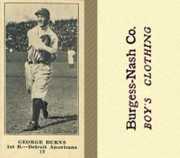 1916 Burgess-Nash Co. #19 George Burns Baseball Card
