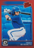 2018 Panini Donruss Optic Rated Prospect #RP4 Bo Bichette Red Baseball Card