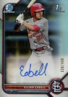 2022 Bowman Chrome Prospect Autographs #CPAEC Elijah Cabell Refractor Baseball Card