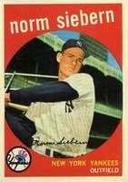 1959 Topps #308 Norm Siebern Baseball Card