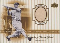 2000 Upper Deck Legends Legendary Game Jerseys  #J-LG Lou Gehrig Pants Baseball Card