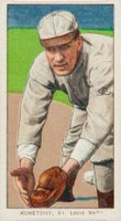 1909 White Borders Piedmont Factory 42 #263 Ed Konetchy Glove Near Ground Baseball Card