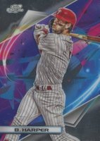 2022 Topps Cosmic Chrome #3 Bryce Harper Baseball Card