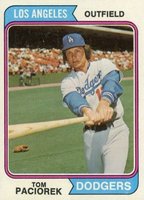 1974 Topps #127 Tom Paciorek Baseball Card
