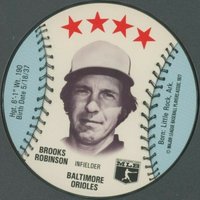 1977 Detroit Caesars Discs # Brooks Robinson Baseball Card