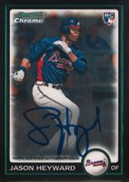 2010 Bowman Chrome #200 Jason Heyward Autograph Baseball Card