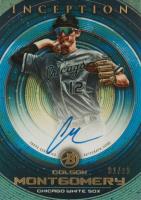 2022 Bowman Inception Prospect Autographs #PACMY Colson Montgomery Blue Foil Baseball Card