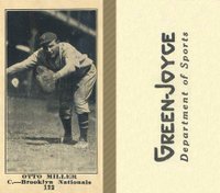 1916 Green-Joyce #122 Otto Miller Baseball Card