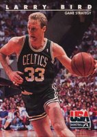 1992 Skybox USA #12 Larry Bird Basketball Card