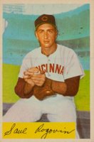 1954 Bowman #140b Saul Rogovin 7-12 Won/Loss w/62 Strikeouts Baseball Card