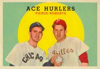 1959 Topps #156 Ace Hurlers Baseball Card