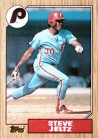 1987 Topps Tiffany #294 Steve Jeltz Baseball Card