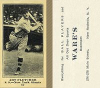 1916 Wares #60 Art Fletcher Baseball Card