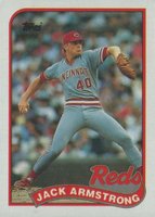 1989 Topps #317 Jack Armstrong Baseball Card