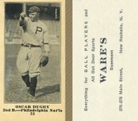1916 Wares #53 Oscar Dugey Baseball Card