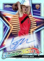 2023 Topps Chrome Future Stars Autographs #FSAGD Gradey Dick Basketball Card