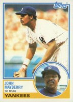 1983 Topps #45 John Mayberry Baseball Card