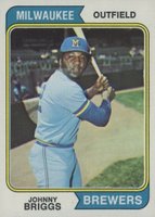 1974 Topps #218 John Briggs Baseball Card