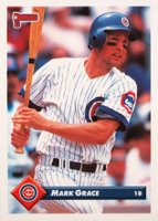 1993 Donruss #532 Mark Grace Baseball Card