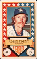 1983 Perma-Graphics All-Star Credit Cards # Robin Yount Baseball Card