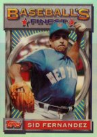 1993 Finest #5 Sid Fernandez Refractor Baseball Card