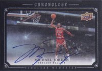 2007 Upper Deck Chronology #136 Michael Jordan Autograph-Blue Basketball Card