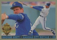 1993 Fleer Final Edition Diamond Tribute #2 George Brett Baseball Card