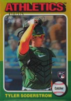 2024 Topps Heritage #471 Tyler Soderstrom Chrome-Refractor Baseball Card