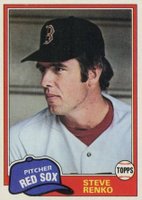 1981 Topps #63 Steve Renko Double print Baseball Card