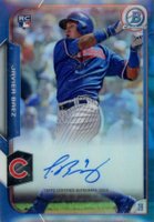 2015 Bowman Chrome Autograph Rookies #JB Javier Baez Blue Refractor Baseball Card