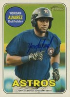 2018 Topps Heritage Minor League Real One Autographs #YA Yordan Alvarez Baseball Card