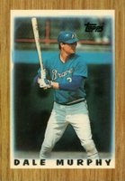 1987 Topps Mini League Leaders #2 Dale Murphy Baseball Card